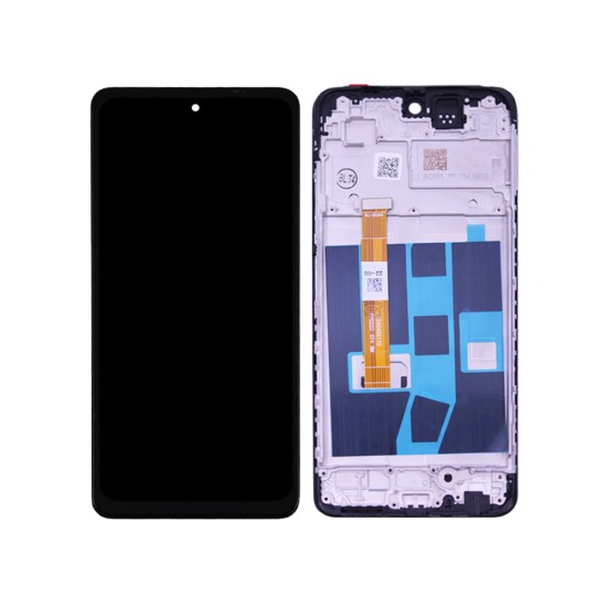 Touch+Display+Frame Oppo A58 4G Black Touch+Display+Frame Oppo A58 4G Black